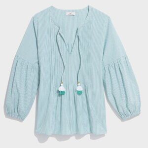Vineyard Vines Sea Swell Striped Pintuck Top